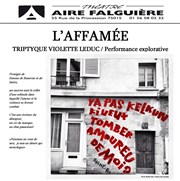 L'Affamée Le Thtre Falguire Affiche