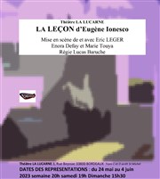 La leçon Thtre La Lucarne Affiche