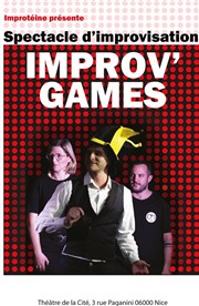 Improv'games Thtre de la Cit Affiche