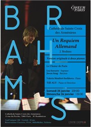 Un requiem allemand | de Brahms Cathdrale Sainte croix des armniens Affiche