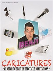 Benjy Dotti dans Caricatures Omega Live Affiche