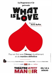 What is love Thtre Le Petit Manoir Affiche