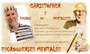 Les escroqueries mentales de Christopher Thtre Ronny Coutteure Affiche