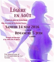 Légère en Août Thtre du Gai Savoir Affiche