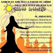 Al Andalous, le café des danses orientales à la rencontre de Bollywood, soirée dîner spectacle Salle des Fte Ren Vedel Affiche