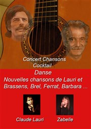 Concert-Chansons Cocktail et Danse Le grand Blanc Affiche