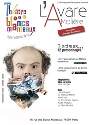 L'avare Thtre Les Blancs Manteaux Affiche