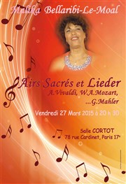 Récital Malika Bellaribi-Le Moal | Airs sacrés et Lieder Salle Cortot Affiche