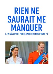 Rien ne saurait me manquer (j'ai découvert Pierre Rabhi sur mon Iphone7) Lavoir Moderne Parisien Affiche