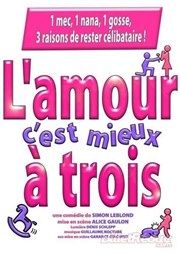 L'amour c'est mieux a trois Caf-thtre de Carcans Affiche