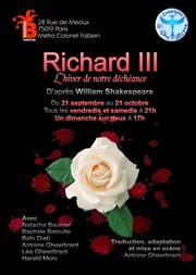 Richard III Bouffon Thtre Affiche