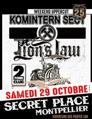 Komintern sect + Lion's Law + Two Tone Club Secret Place Affiche