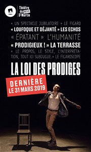 La loi des prodiges Thtre du Petit Saint Martin Affiche