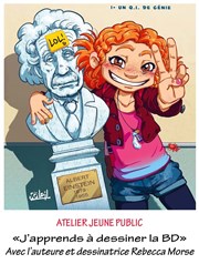 J'apprends à dessiner la BD Avec l'auteure Rebecca Morse Thtre Comdie Odon Affiche