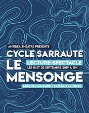 Le mensonge (lecture-spectacle) La Manufacture des Abbesses Affiche