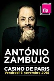 Antonio Zambujo Casino de Paris Affiche