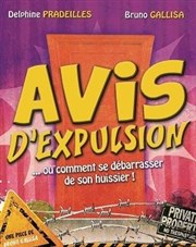 Avis d'expulsion Caf thtre de la Fontaine d'Argent Affiche