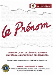 Le Prénom | soirée caritative La Comdie d'Aix Affiche