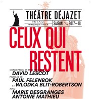 Ceux qui restent Thtre Djazet Affiche