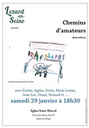 Chemins d'amateurs, 8ème édition Eglise Lutherienne de Saint Marcel Affiche