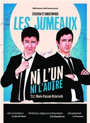 Steeven et Christopher Les Jumeaux dans Ni l'un ni l'autre Thtre Comdie Odon Affiche