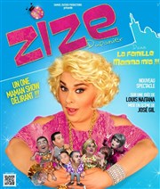 Zize dans La famille mamma mia Thtre Georges Galli Affiche