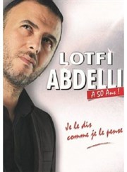 Lotfi Abdelli dans À 50 ans Thtre Comdie de Lille Affiche