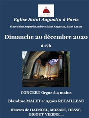 Orgue à quatre mains à Saint-Augustin Eglise Saint-Augustin Affiche