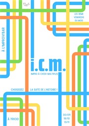 I.C.M. - Impro à Choix Multiples Improvi'bar Affiche