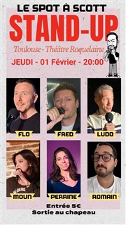 Soirée Stand-up : Le Spot à Scott Thtre Roquelaine Affiche