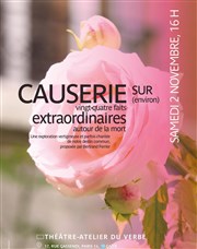 Causeries extraordinaires autour de la Mort L'atelier du verbe Affiche