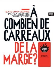 À combien de carreaux de la marge ? Thtre de Belleville Affiche