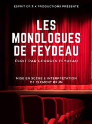 Les monologues de Feydeau Thtre L'Alphabet Affiche