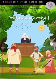 Drôle de marché ! La Girafe qui se Peigne Affiche