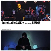 Infroissable Zack | + 1ère partie Refuge Les Trois Baudets Affiche