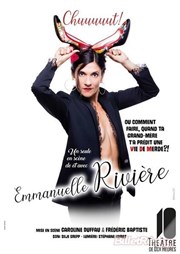 Emmanuelle Rivière dans Chuuuuut ! Thtre le Tribunal Affiche