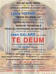 Te Deum de Galard - Messe de Vierne Eglise Saint Roch Affiche