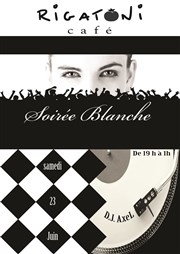 Soirée Blanche Rigatoni Caf Massy Affiche