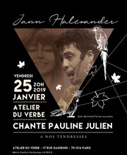 Jann Halexander chante Pauline Julien L'atelier du verbe Affiche