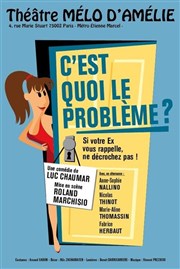 C'est quoi le problème ? Thtre Le Mlo D'Amlie Affiche