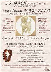 Ensemble vocal Aura Juvenis Eglise des Billettes Affiche