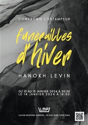 Funérailles d'hiver Lavoir Moderne Parisien Affiche