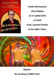 Simoni et les Hello Twins Le Matana Affiche