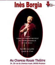 Inès Borgia Au Chapeau Rouge Affiche