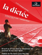 La dictée Thtre de l'Ile Saint-Louis Paul Rey Affiche