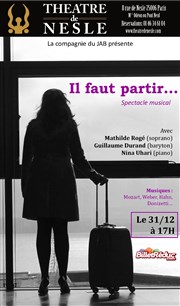 Il faut partir... Thtre de Nesle - grande salle Affiche