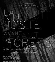 La nuit juste avant les forêts Thtre le Proscenium Affiche