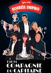 Soirée Impro : La compagnie du capitaine L'Odeon Montpellier Affiche