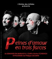 Peines d'amour en trois farces Thtre de l'Impasse Affiche