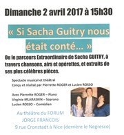 Et si Sacha Guitry nous était conté... La Nouvelle comdie Affiche